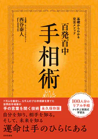 『百発百中 手相術』表紙