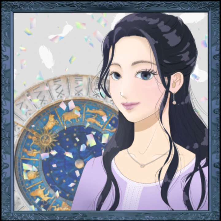一条知里の似顔絵